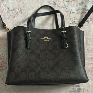 Coach Mollie Tote Bag 25 In Signature Canvas